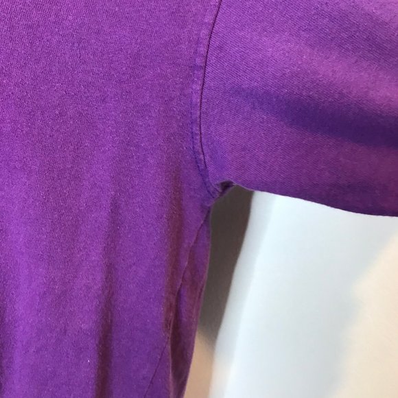 Vintage 80's 90's Disney Parks Mickey Inc T-shirt Goofy Donald Purple MEDIUM M - Picture 4 of 9